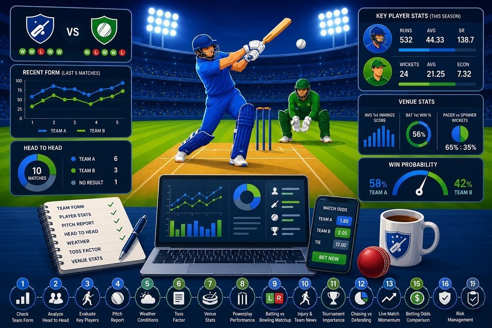 Use these free cricket betting tips as a starting point, compare the available information, and always check the current rules and terms before placing a bet.